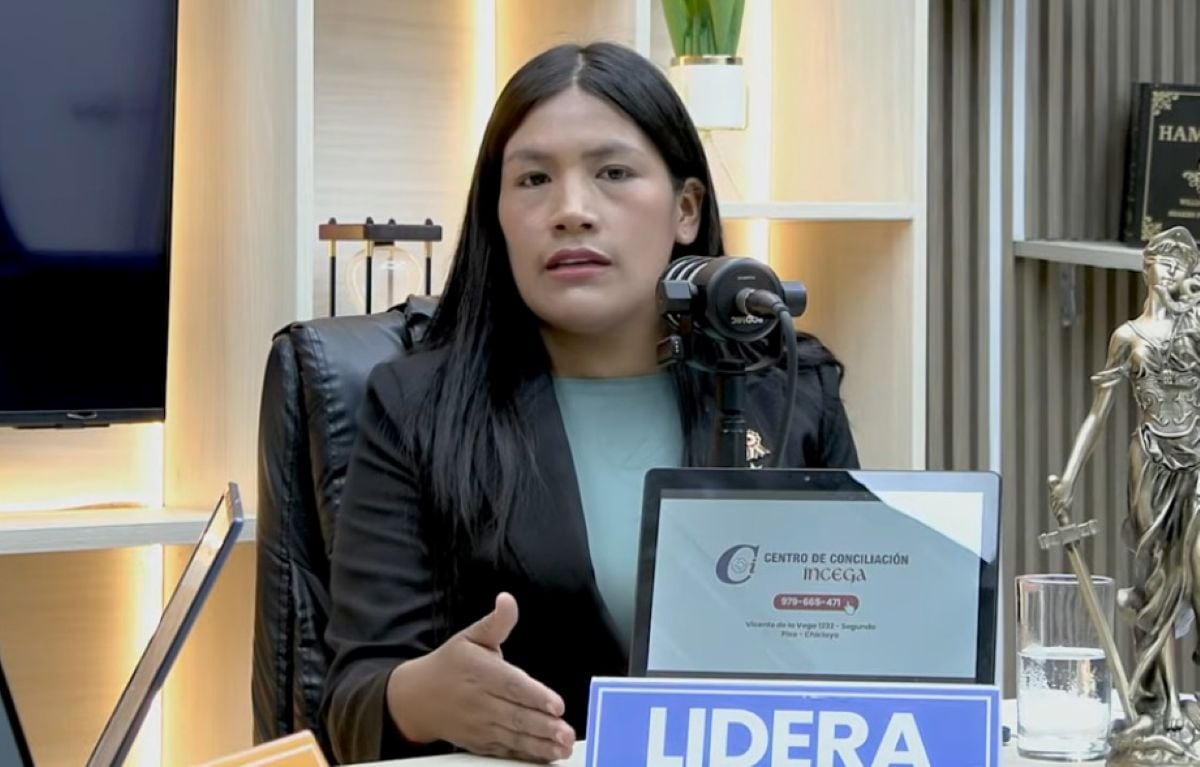 Diputada Catherine Palomino. Foto: Captura YouTube.