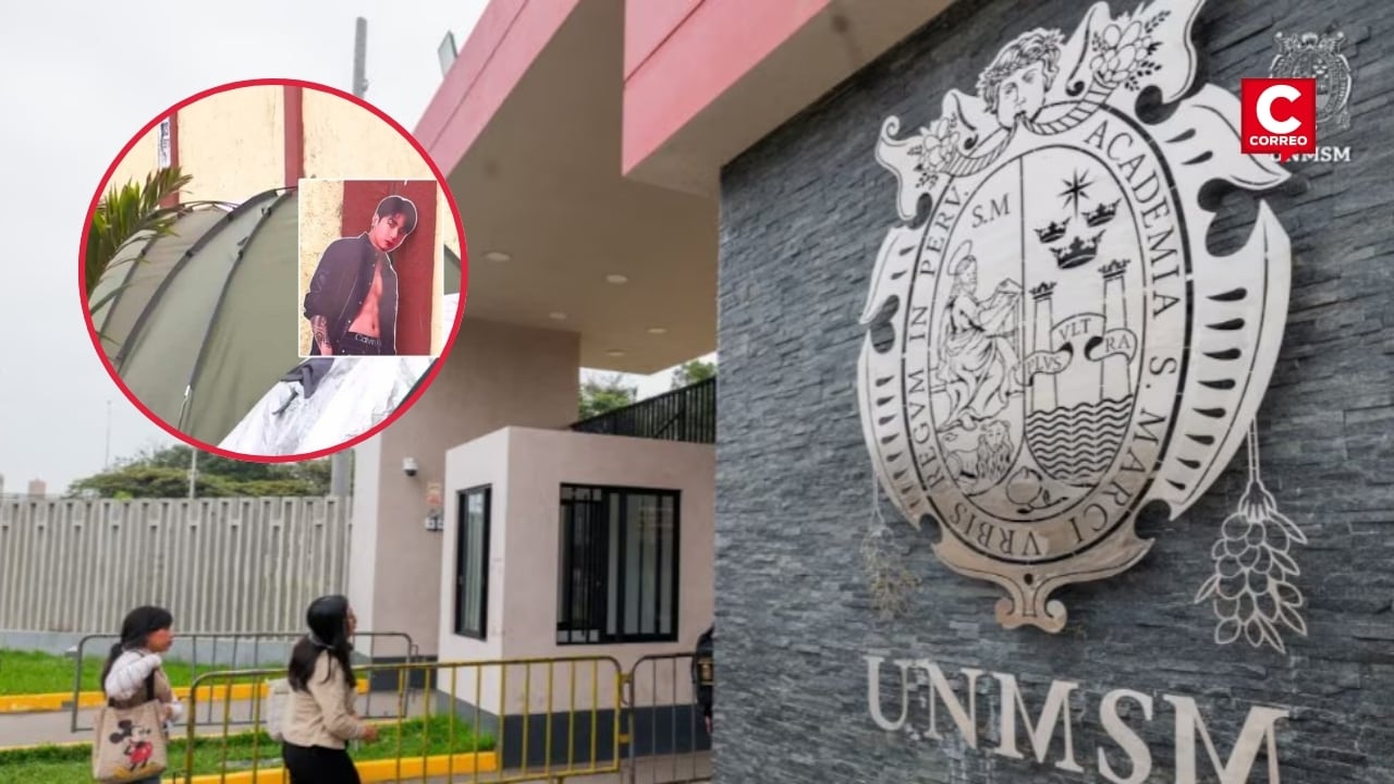 BTS en Lima: Armys acampan en la Universidad San Marcos mientras electores acuden a votar. Composición: Diario Correo.