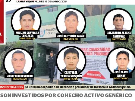 Caso corrupción policial.
