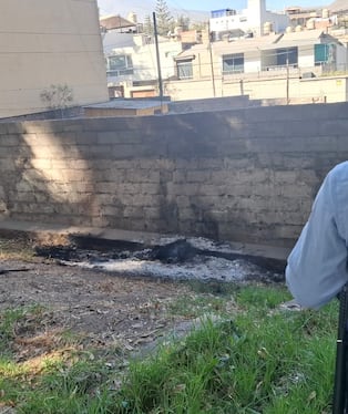 Hallan cuerpo calcinado en el parque Selva Alegre de Arequipa