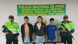 La Libertad: Detienen a tres personas con arma y explosivos