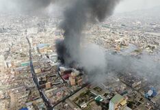 Gobierno brindará atención integral a damnificados por incendio en Barrios Altos