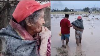 Nasca: adulta mayor casi es arrastrada tras desborde del río Tierras Blancas
