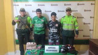 Policía desarticula a “los Correcaminos de Yanag” de Huánuco