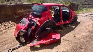 Arequipa: Hallan automóvil desmantelado en Cayma