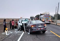 Choque frontal deja un fallecido y cinco heridos en Arequipa