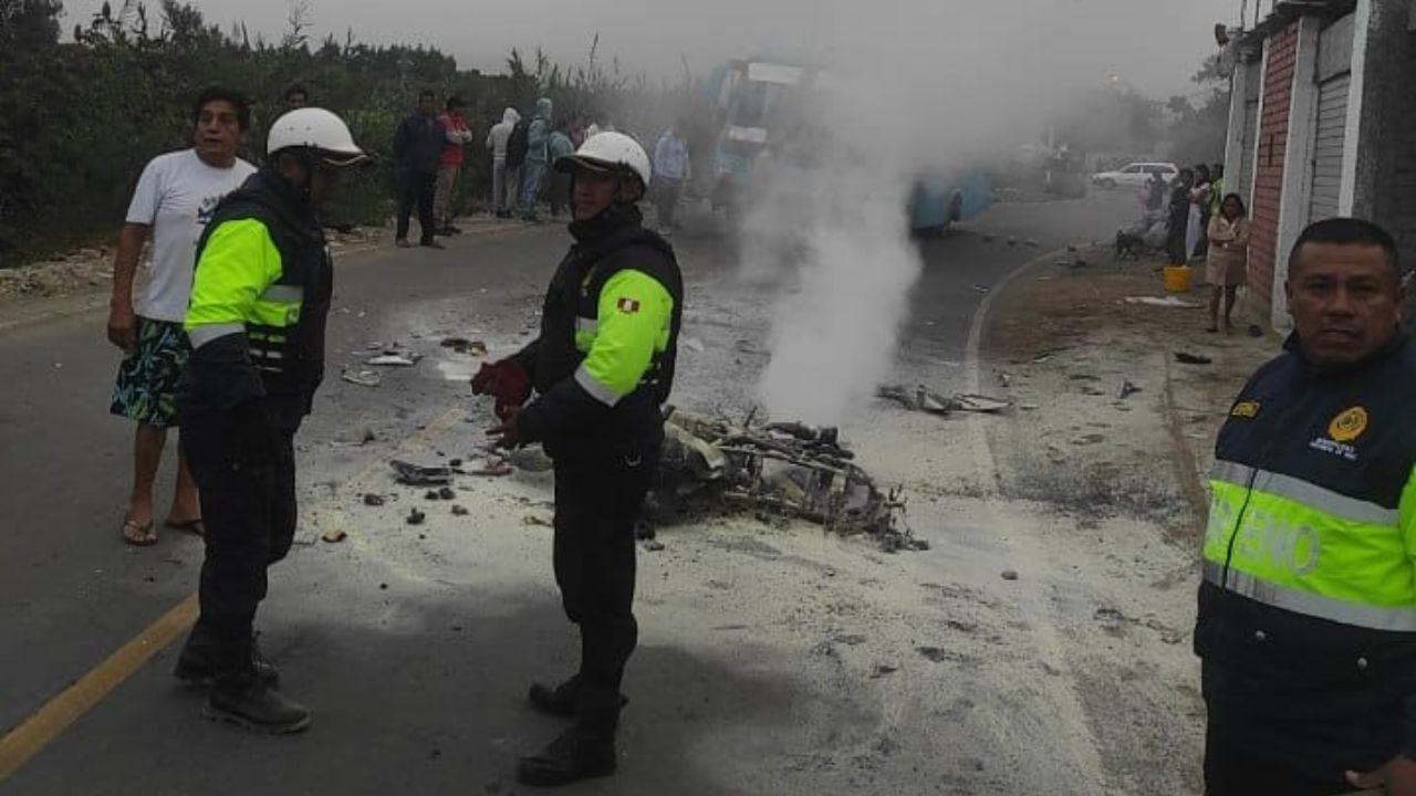 El personal de Seguridad Ciudadana de Virú auxilió a los heridos hasta un centro de salud de la zona.