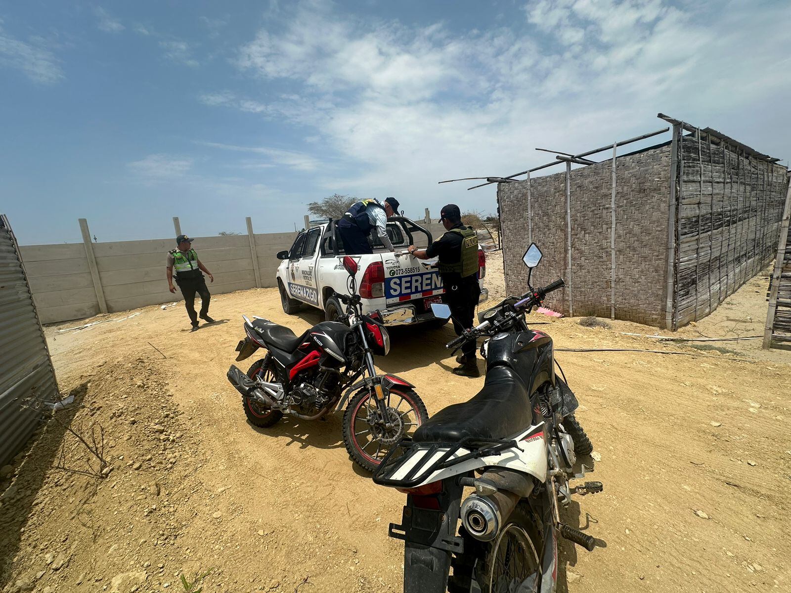Las hallan en una caleta en Castilla