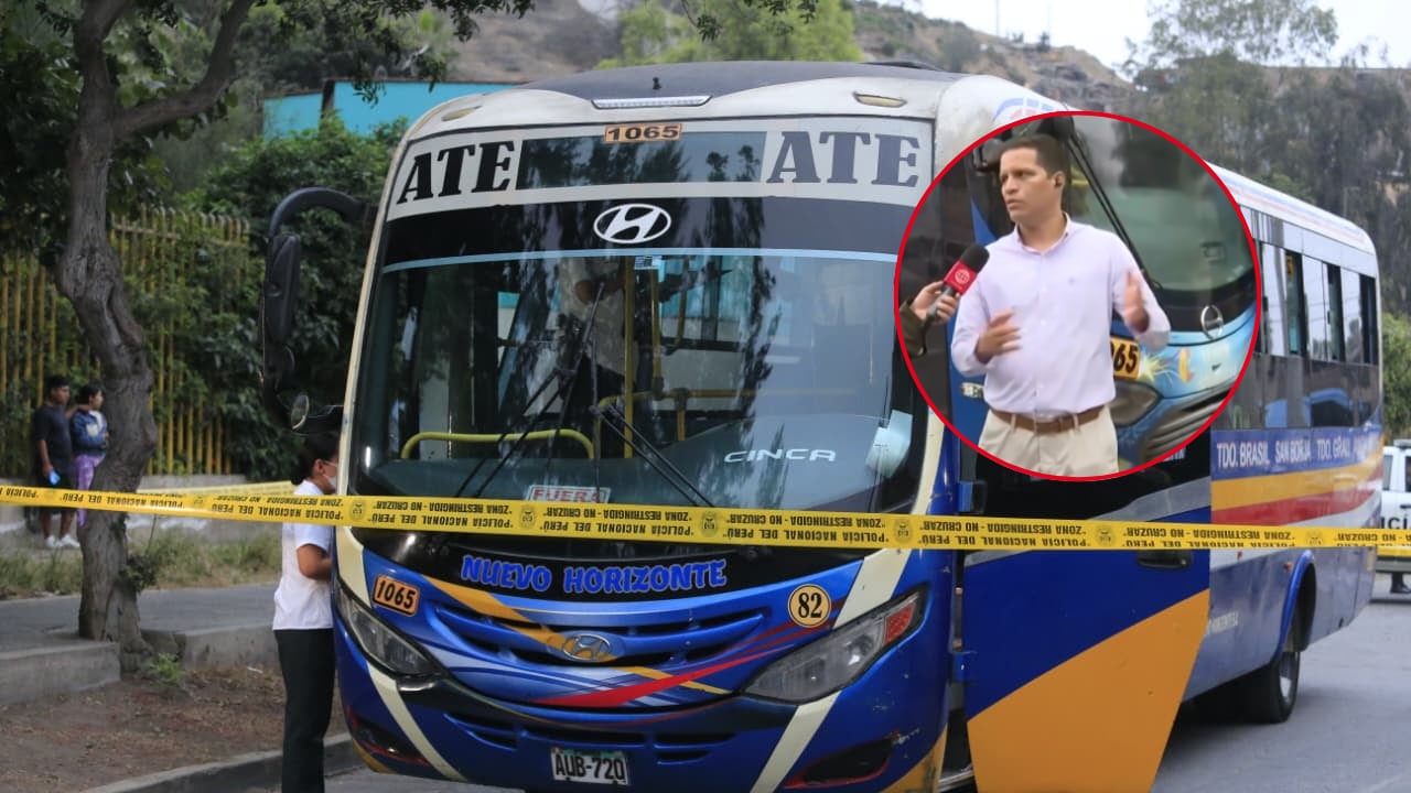 Ataque a conductor obliga a Nuevo Horizonte a suspender servicio en Ate. (Foto: Composición GEC - América Noticias)