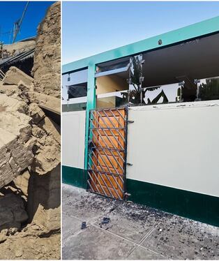 Sismo de 6.1 en Ica dejó colegios con fuertes daños y colapsan paredes de viviendas
