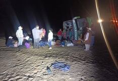Arequipa: 21 heridos tras despiste de bus interprovincial en Lomas