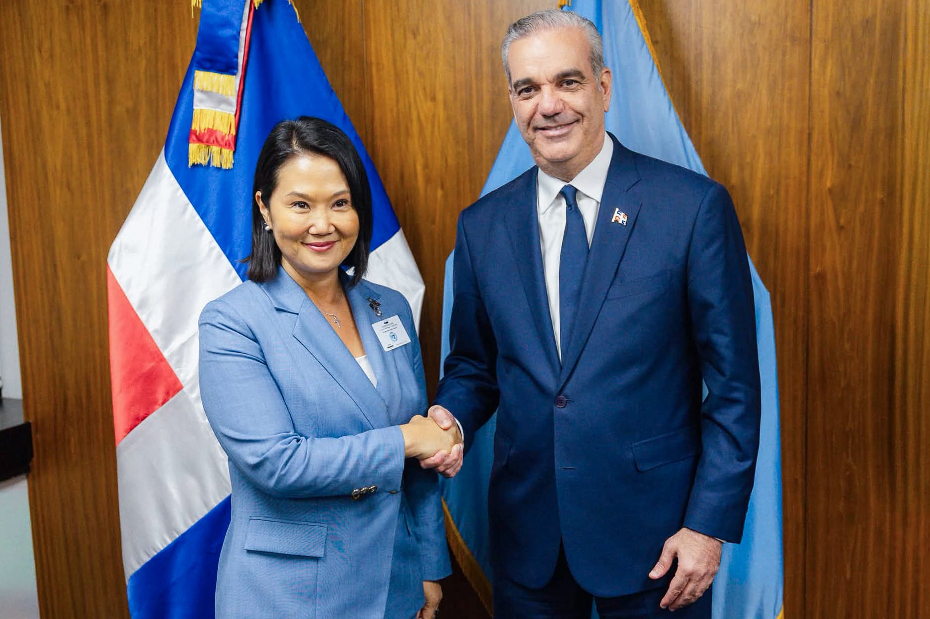 Los presidentes de Perú y República Dominicana sostuvieron una reunión bilateral durante la Semana de Alto Nivel de la ONU y abordaron seguridad, comercio y cooperación. (Foto: Presidencia)