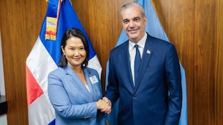 Keiko Fujimori y Luis Abinader acuerdan reforzar cooperación entre Perú y República Dominicana