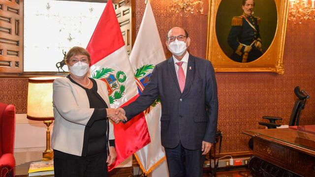 Canciller César Landa sostuvo reunión con Alta Comisionada de la ONU, Michelle Bachelet