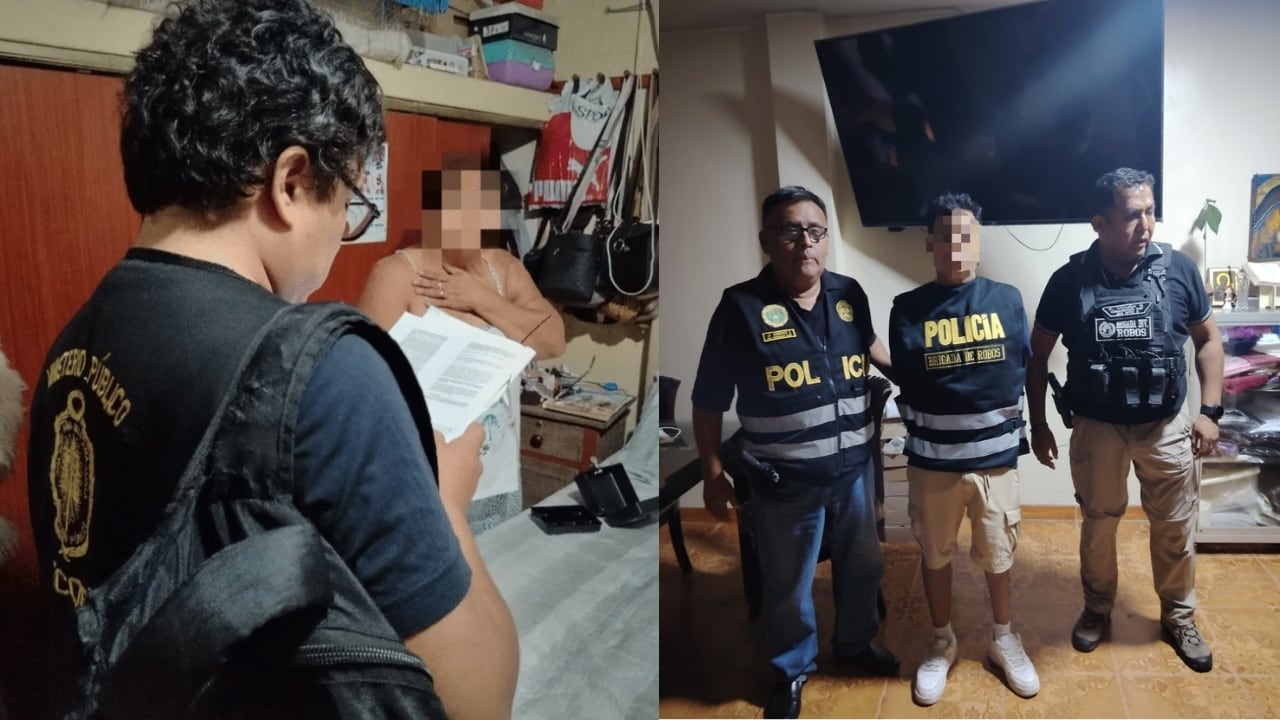 PNP captura a ‘Los Injertos de Callao y Ventanilla’ por robo de lingotes de oro en la Costa Verde. Fotos: Miniterio Público.