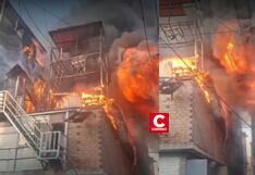 Rímac: Incendio de gran magnitud afecta vivienda en Cantagallo, cerca a la Vía Evitamiento