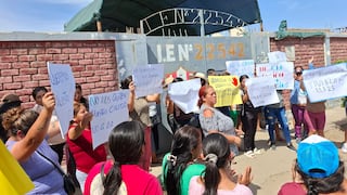 Ica: padres protestan en Parcona contra posible traslado de escolares de la I.E. N° 22542