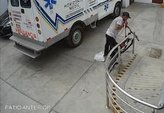 Trujillo: Joven roba bicicleta tras entrar a centro médico (VIDEO)