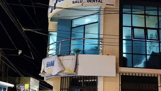 La Libertad: Detonan explosivo en exteriores de un centro odontológico en Guadalupe