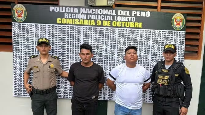 Capturan a expolicía acusado de asaltar a turistas en Iquitos. Foto: PNP.
