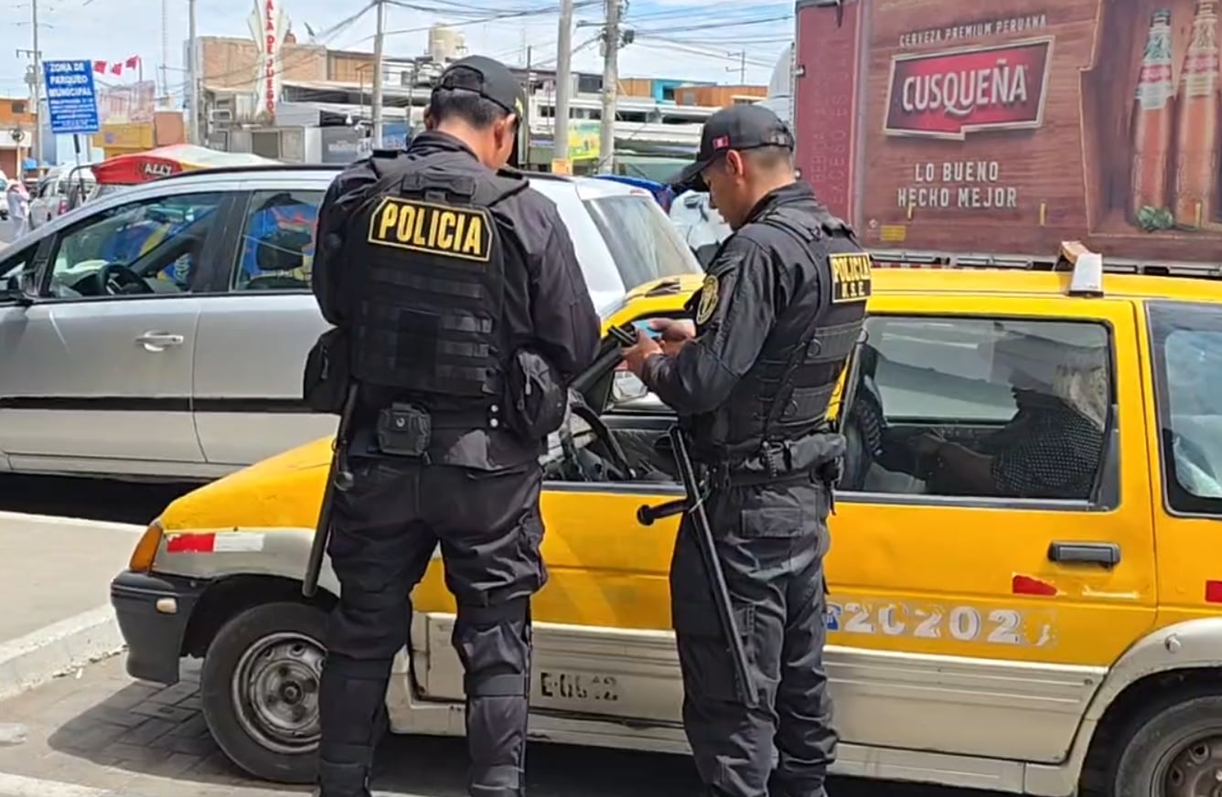 Suspenden desalojo en Majes y policías se dedican a control de identidad