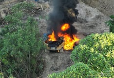 Destruyen dos excavadoras en campamento de minería ilegal en Puerto Inca