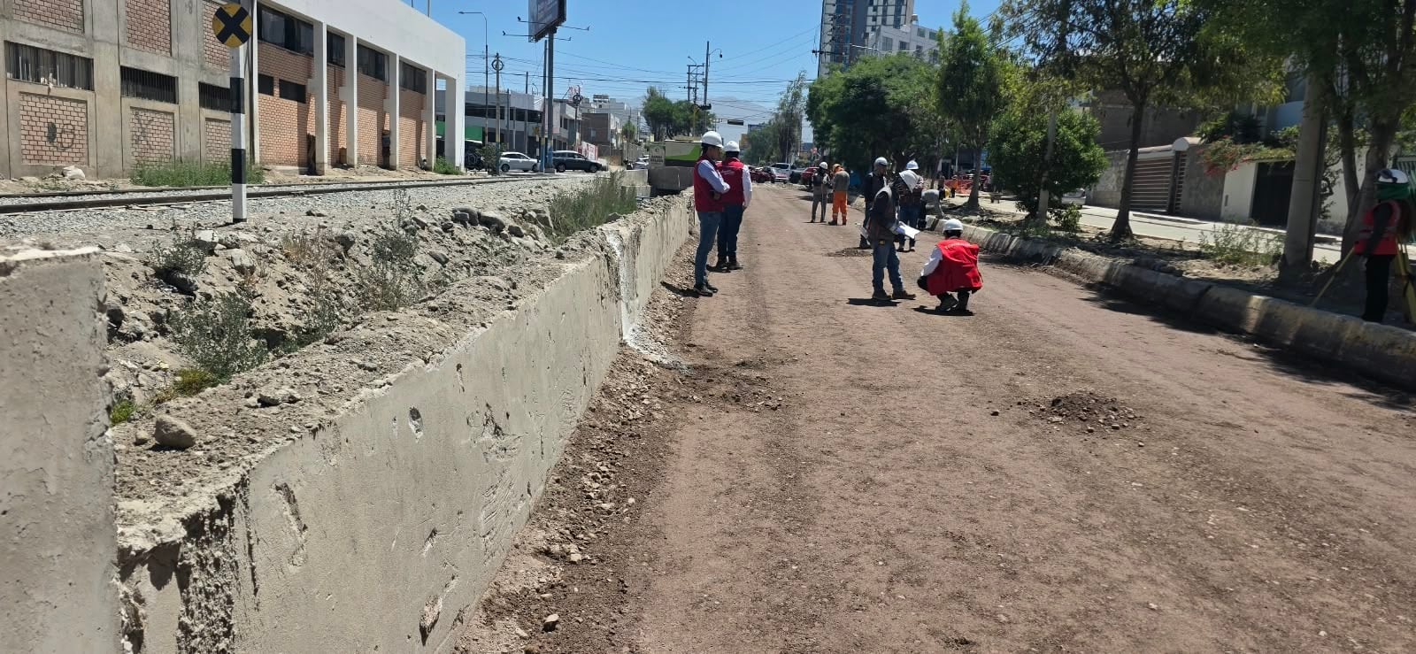 Obra en la torrentera El Chullo en la mira de la Contraloría por trabajos incompletos. Foto: Contraloría.