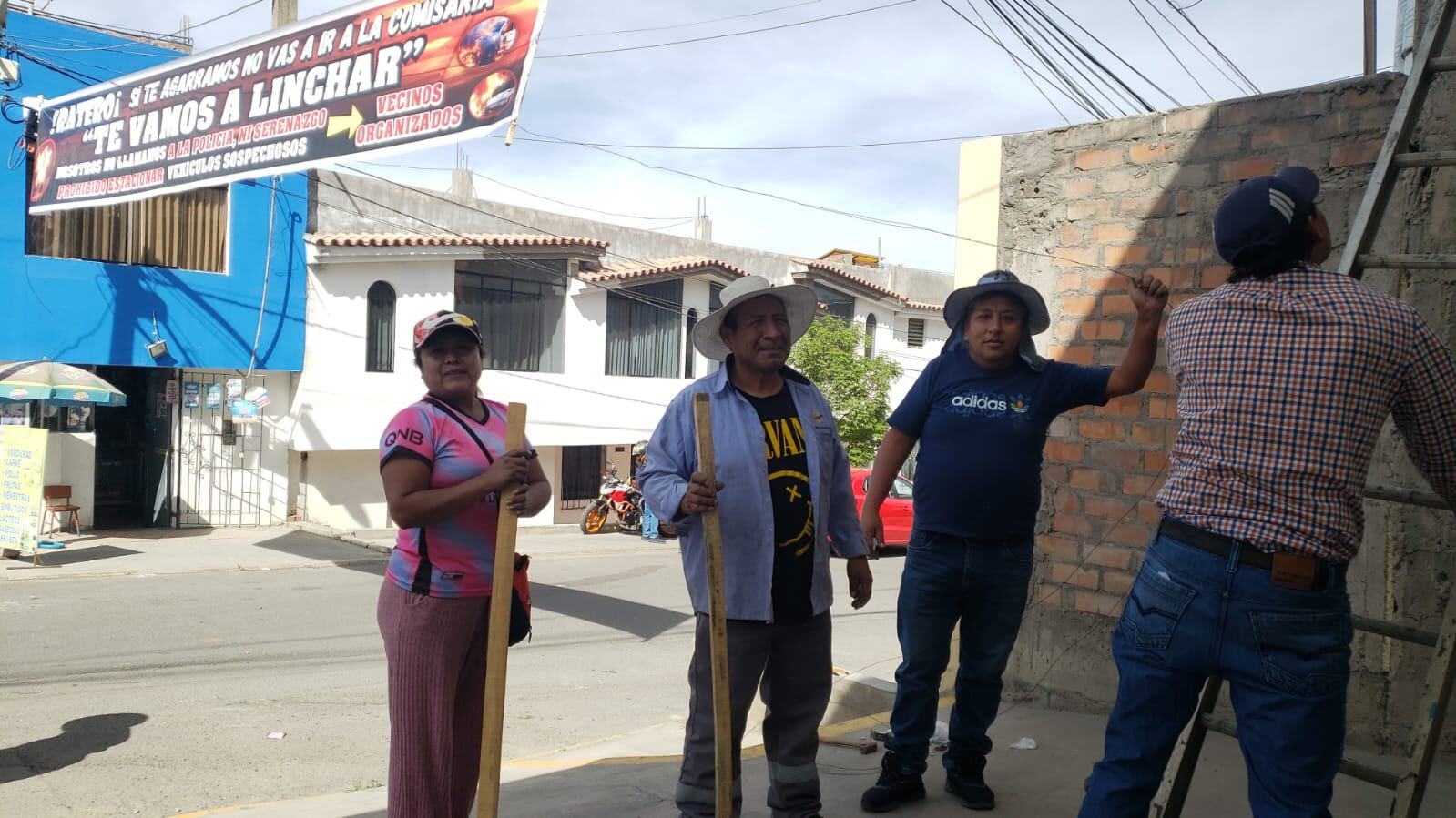 Vecinos de Jerusalén se organizan para hacerle frente a la delincuencia. (Foto: Omar Cruz)