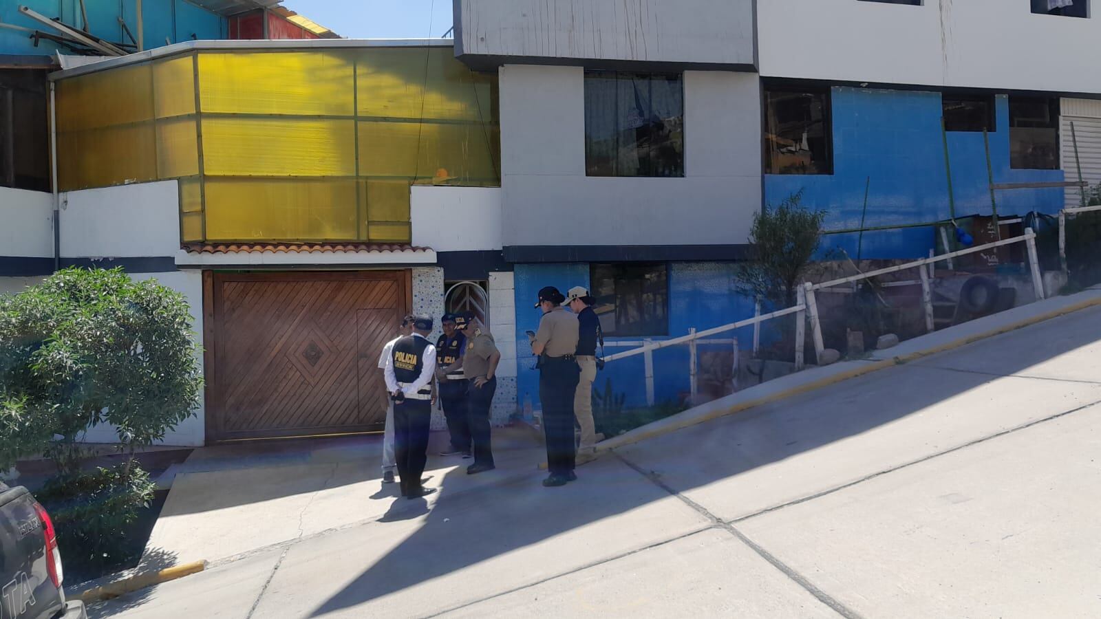 Policía de Arequipa intervino inmueble, ubicado en el distrito de Cayma. Foto: GEC