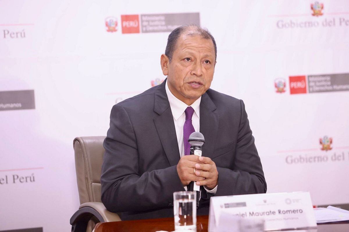 Daniel Maurate, ministro de Justicia. (Foto: Andina)