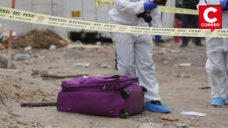 Ate: Hallan maleta con restos humanos en la Carretera Central