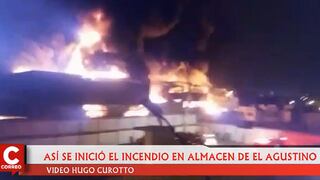 El Agustino: así se inició el incendio que acabó con la vida de tres bomberos (VIDEO)