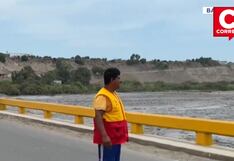 Barranca: Cierran preventivamente el puente Pativilca tras aumento del caudal del río