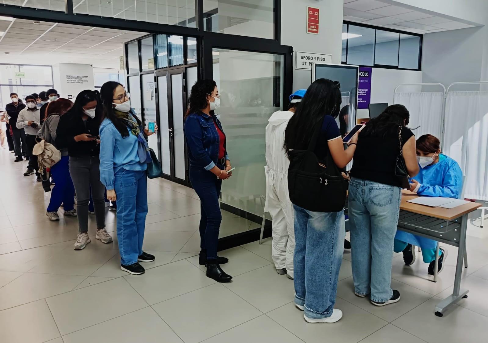Vacuna contra la sarampión en Arequipa. Foto: Geresa.