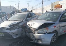 Choque múltiple refleja inseguridad vial que se vive en Tacna