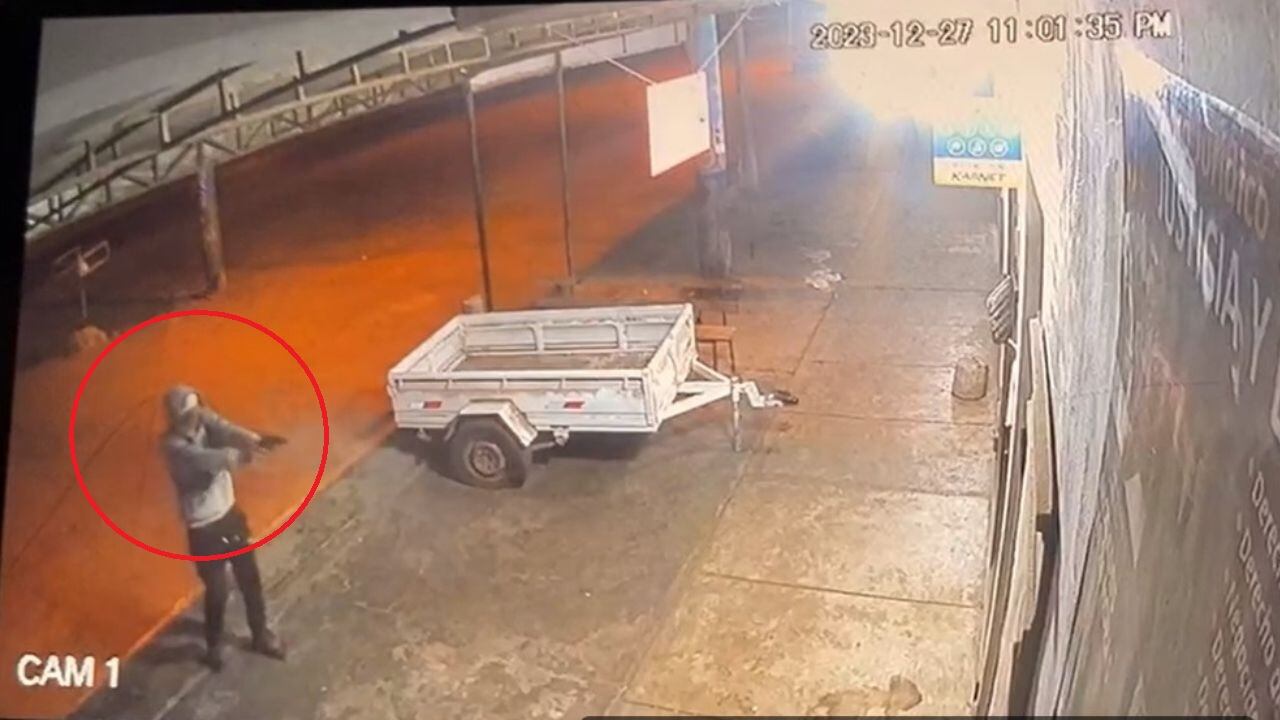 Delincuente llegó hasta vivienda, en el distrito de Virú, donde funciona una distribuidora de cerveza y un agente bancario. (Foto: Radio Ke Buena)