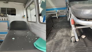 La Libertad: Manifestantes atacan a ambulancia en la provincia de Virú