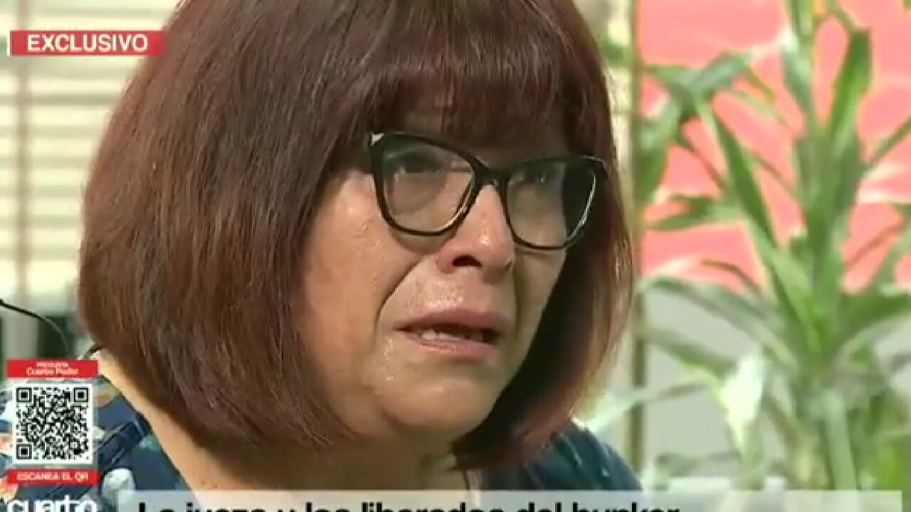Leny Zapata Andía aclaró que ella no es la responsable de la liberación del hombre que disparó a dos policías. (Captura Cuarto Poder)