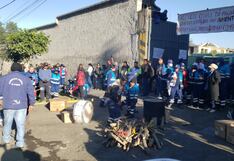 Arequipa: Suspenden recojo de basura en el Cercado por protesta de trabajadores municipales (FOTOS Y VIDEO)