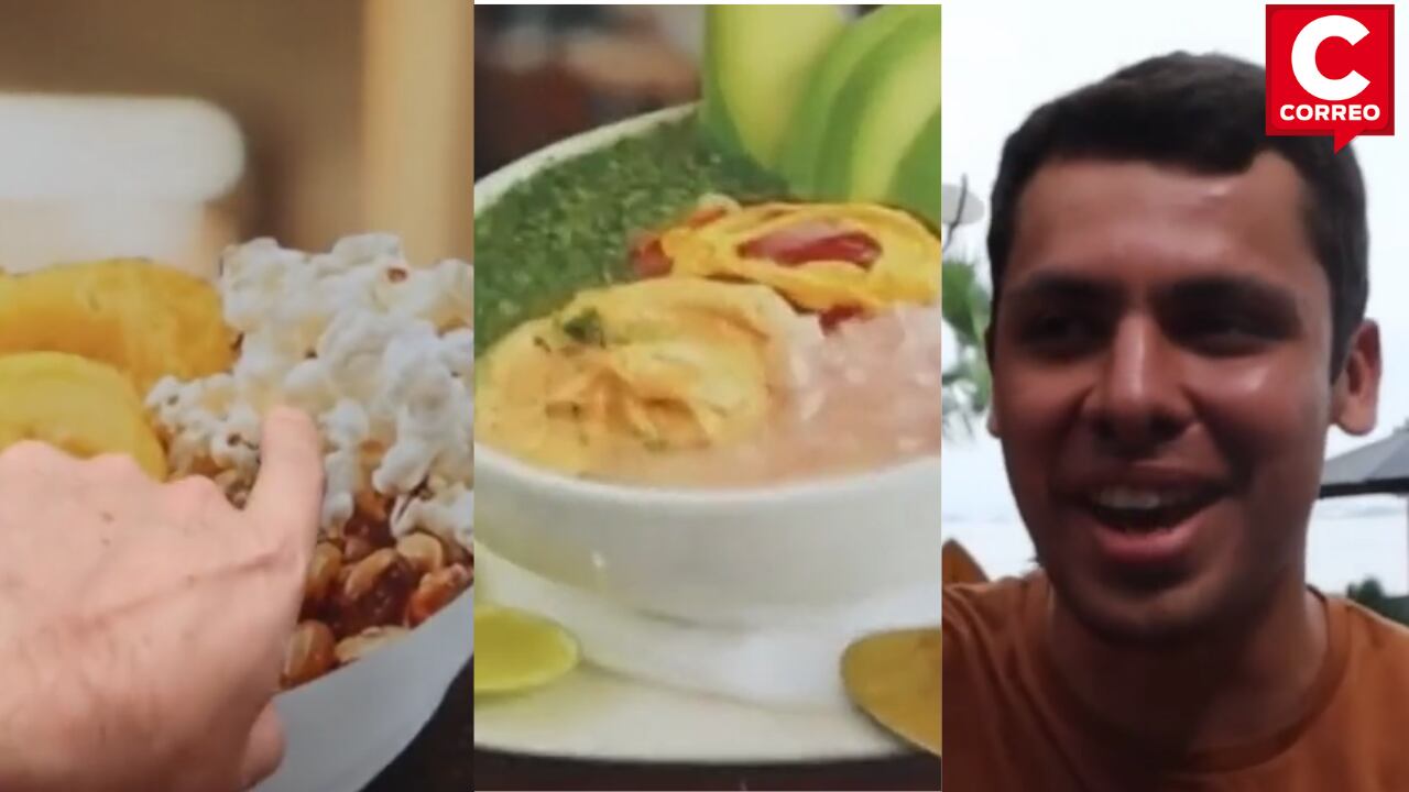 Restaurante ecuatoriano sorprende con ceviche con kétchup y pop corn.