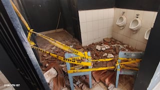 Arequipa: 70 escolares estudian en colegio con techo colapsado y paredes agrietadas