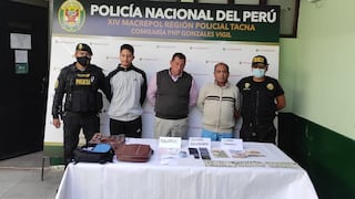 Tacna: Capturan a “Los Tinkeros de Coronel Mendoza” cuando iban a estafar