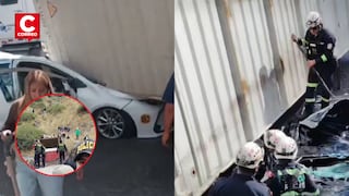 Accidente en Carretera Central: Tráiler vuelca y aplasta dos autos en Chicla