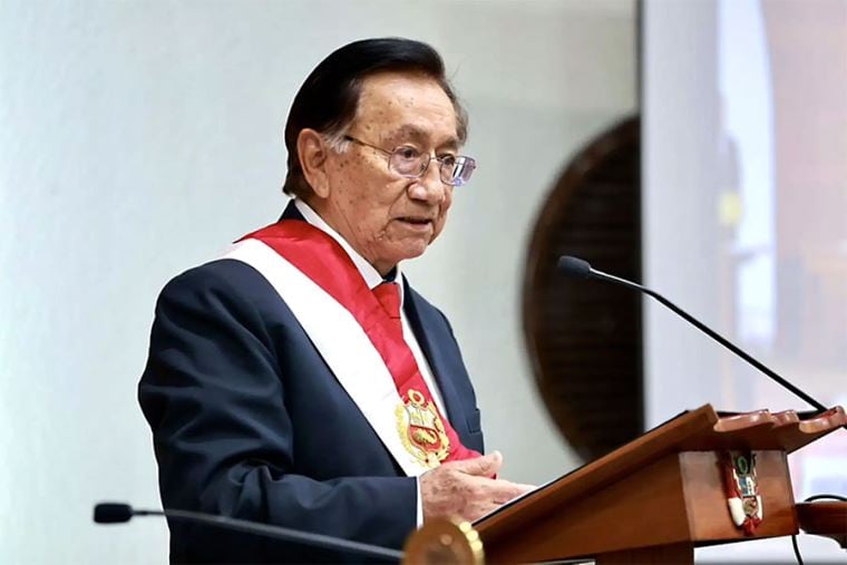 Presidente de la República, José María Balcázar. Foto: Congreso del Perú.