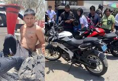 Ica: menor de 15 años integraría banda dedicada al robo de motos lineales