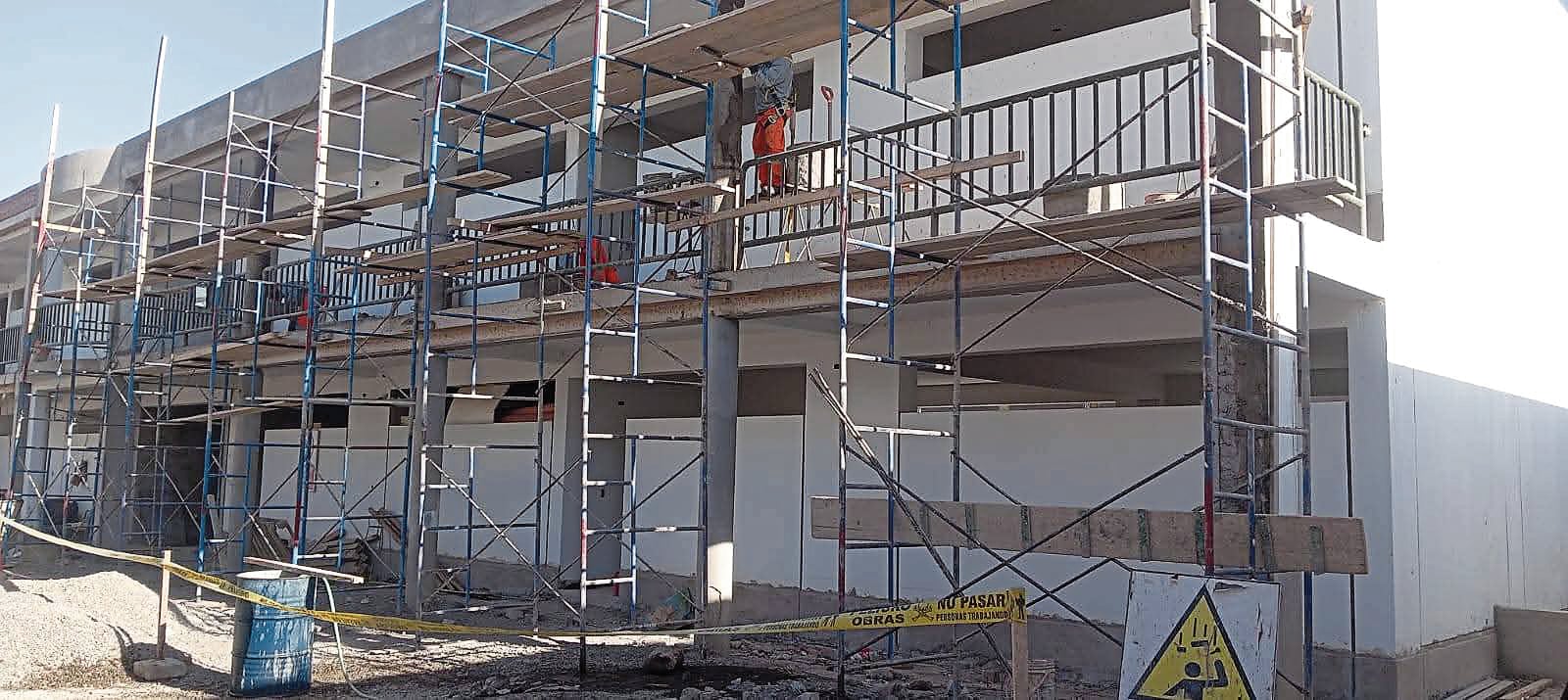 La construcción del colegio Vítor en riesgo (Foto: JC Visión Vítor)