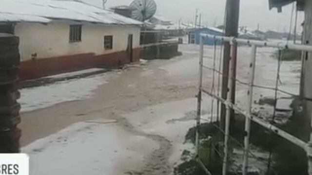 Mil pobladores sufren los estragos de las inundaciones en Corpacancha, La Oroya