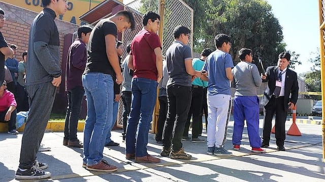 Se realizó examen vocacional para la Unsa en Arequipa
