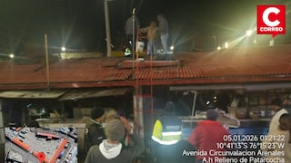 Incendio en vivienda de Pasco fue controlado con apoyo de serenazgo y bomberos