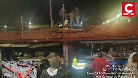 Incendio en vivienda de Pasco fue controlado con apoyo de serenazgo y bomberos